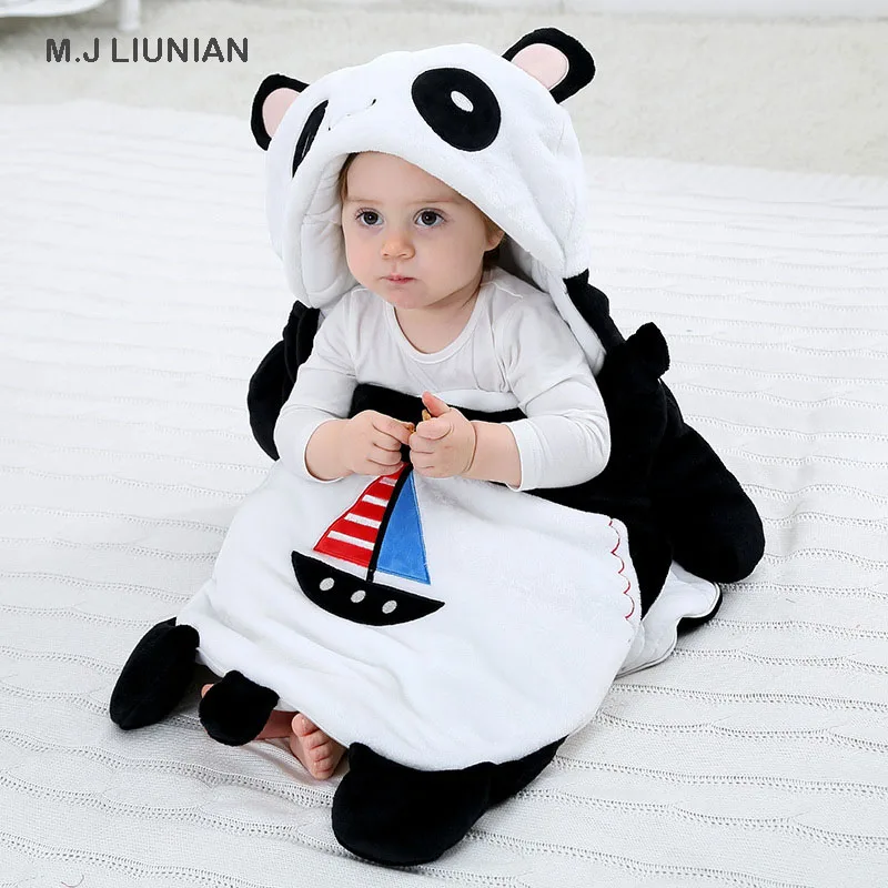 

Baby cartoon thicken sleeping bag infant flannel sleepsacks comfortable baby Anti-kick bed sleep bags animals blankets