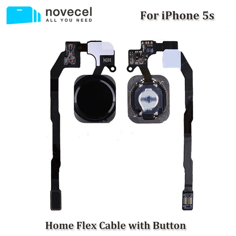 

High Quality For iPhone 5S Home Button Assembly Flex Cable Sensor Ribbon Complete Spare Parts Replacement repair part