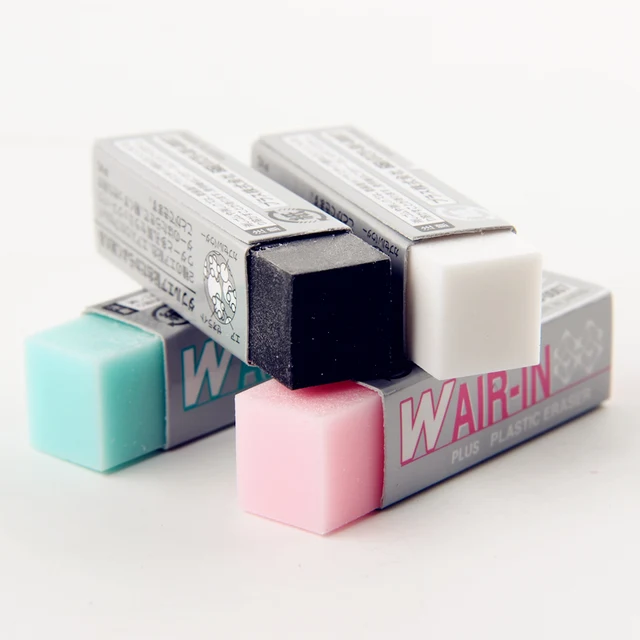 Plus ER 060WP Pencil Eraser Rubber Magic Air in Eraser Super Clean