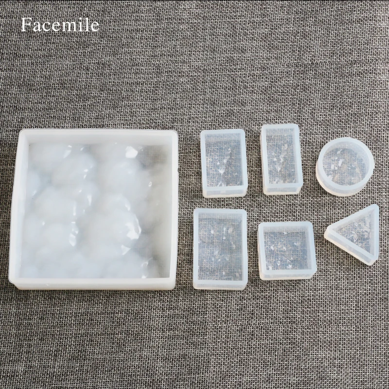Facemile 7 силиконовых форм для самостоятельного изготовления ювелирных украшений