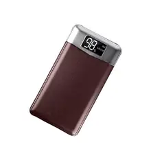 Polymer Li-battery Mobile Power Digital Display Portable Power Bank 10000mAh Large Capacity External Battery For Xiaomi iPhone