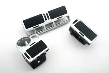 

R32 Style Silver Dash Air Vent Full Kit For Golf MK4 (Left Hand Drive ONLY)