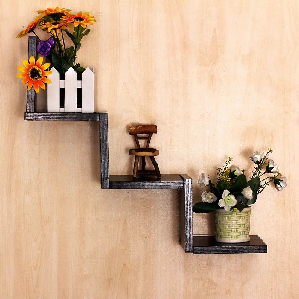 

Wall Mounted Shelf Bookcase Bookshelf Holder Hanging Racks Corridor Rail Bookrack Bracket Wall Bookshelf Floating Wall Shelves