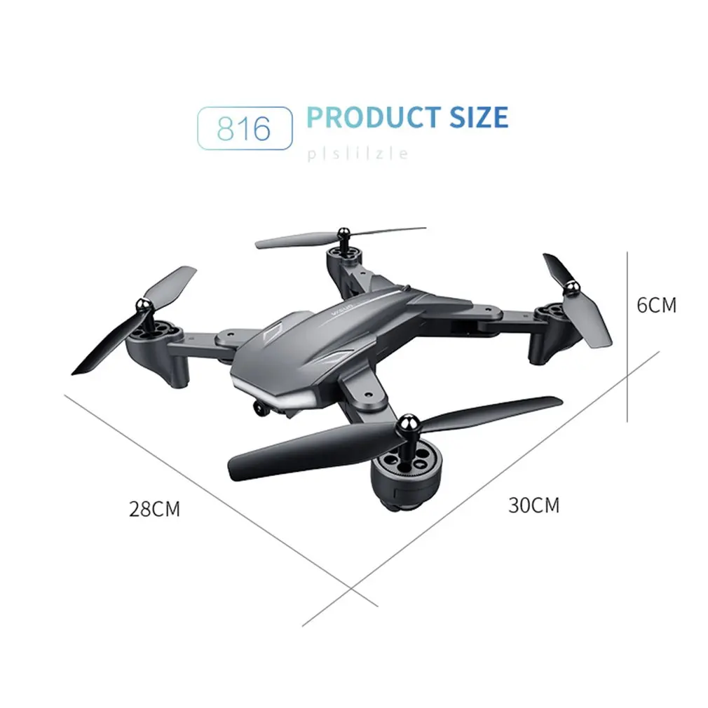 XS816 WiFi FPV RC Дрон оптический поток 720 P/4 K HD камера Смарт RC самолет складной селфи Дрон против XS809S XS809HW SG106 RC модель