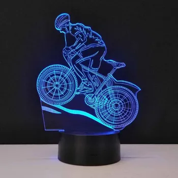 

3D Lampara decoration LED Night Light 7 Colors Changing Table Lamp Touch Switch Luminaria USB fixtures ambient Lampade Veilleuse