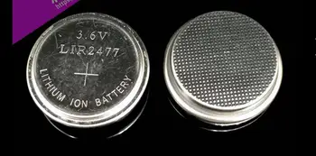

5PCS~50PCS New LIR2477 3.6V Rechargeable Button Cell Rechargeable Lithium Battery Replacement CR2477