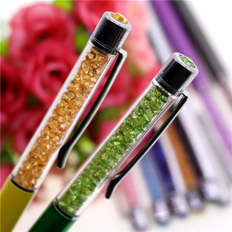 18-Colors-Crystal-Ballpoint-Pen-Fashion-Creative-Stylus-for-Writing-Stationery-Office-School-Pen-Ballpen-Black (3)