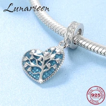 Горячая 925 пробы Серебряный подарок I Love you все время Сердце Подвески подходят Pandora Шарм Diy браслет из бисера Изготовление ювелирных изделий