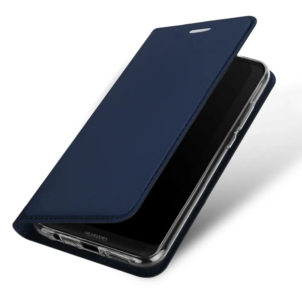 Huawei P20 Lite чехол DUX DUCIS Роскошный кожа книжка на Бумажник подставка для р20 лайт