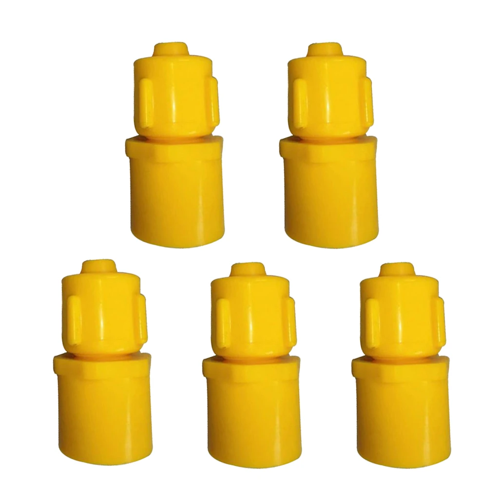 5PCS Poultry Chicken Watering Nipple Connector Drinker Feeder Pipe Adapter
