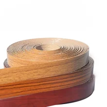 10 м самоклеящаяся мебель деревянный шпон декоративная кромка ПВХ для мебельного шкафа офисного стола деревянная поверхность кромки