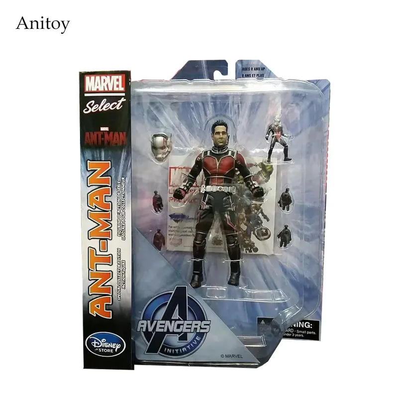 Marvel Select Ant-Man PVC Action Figure Toys Collectible Model 718cm KT1345 фигурка ant man ant man yellow jacket pop marvel