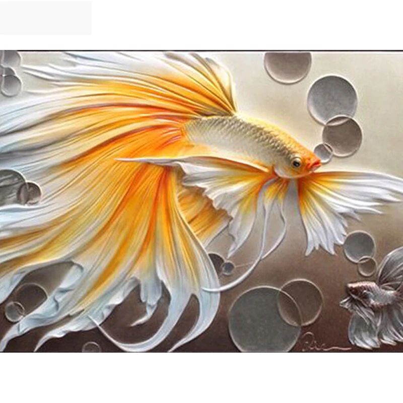 HUACAN-5D-DIY-Diamond-Painting-Fishl-Diamond-Mosaic-Animal-Diamond-Embroidery-Full-Square-Picture-Of-Rhinestone