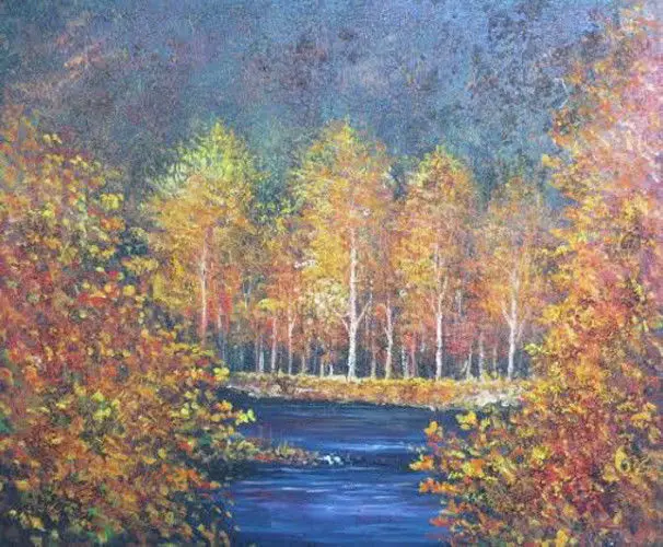 Original Oil Painting on Canvas Impressionist Landscape | Дом и сад