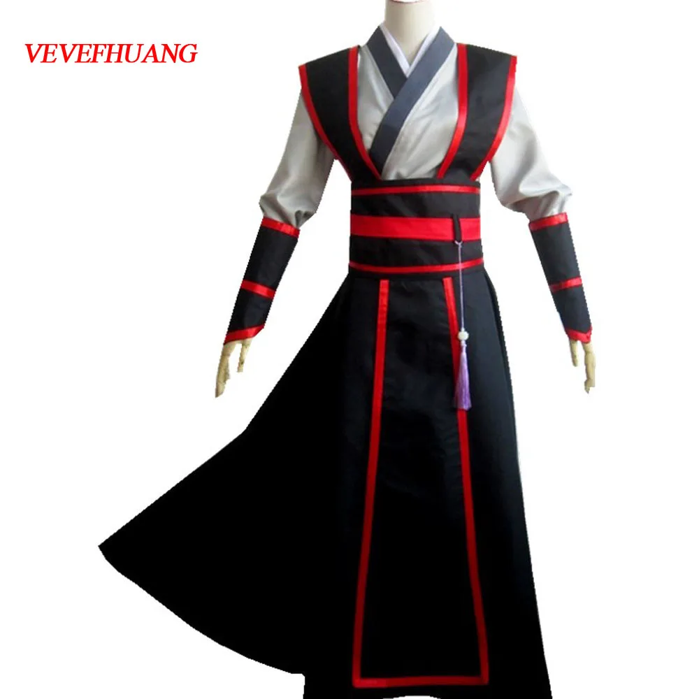 VEVEFHUANG Mo Dao Zu Shi Косплей Wei Wuxian молодой гроссмейстер демонического культивирования костюм для мужчин аниме Wei wuxian