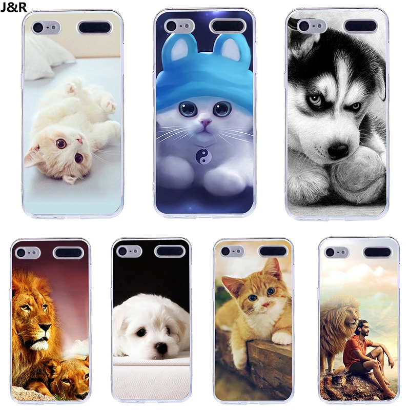 

J&R Soft TPU Printed Cover For Apple iPod Touch 5 / 6 Case For Apple iPod Touch 5 touch 6 Cute Silicone Animal Phone Cases