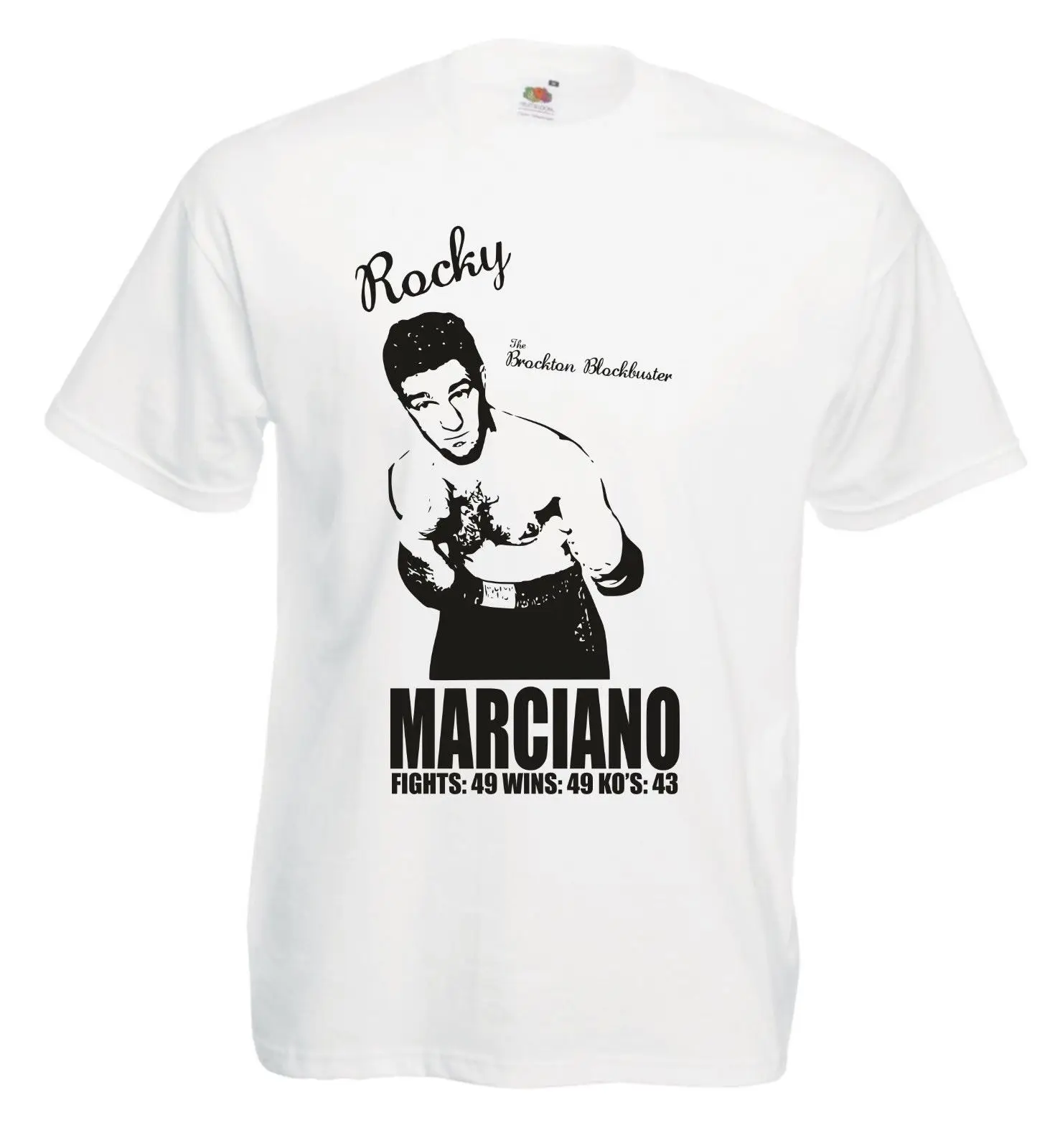 

Rocky Marciano T-Shirt, Boxinger Legend, All Colours & Sizes