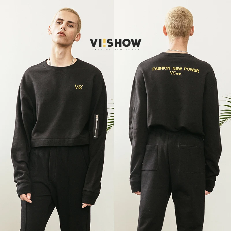 Для мужчин s толстовки мода новый хип хоп Уличная VIISHOW бренд хлопок O средства