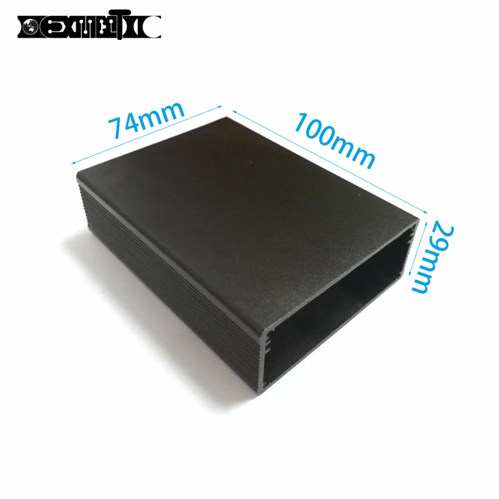 

Aluminum enclosure 74x29x100mm power control box extrusion case PCB project box electronics enclosures DIY NEW