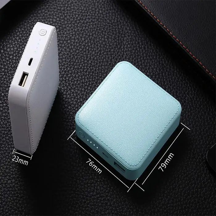 Ультра-тонкий mi ni кубический Стиль Портативный внешний аккумулятор Аварийное зарядное устройство Внешний аккумулятор для Xiaomi mi iPhone samsung Galaxy