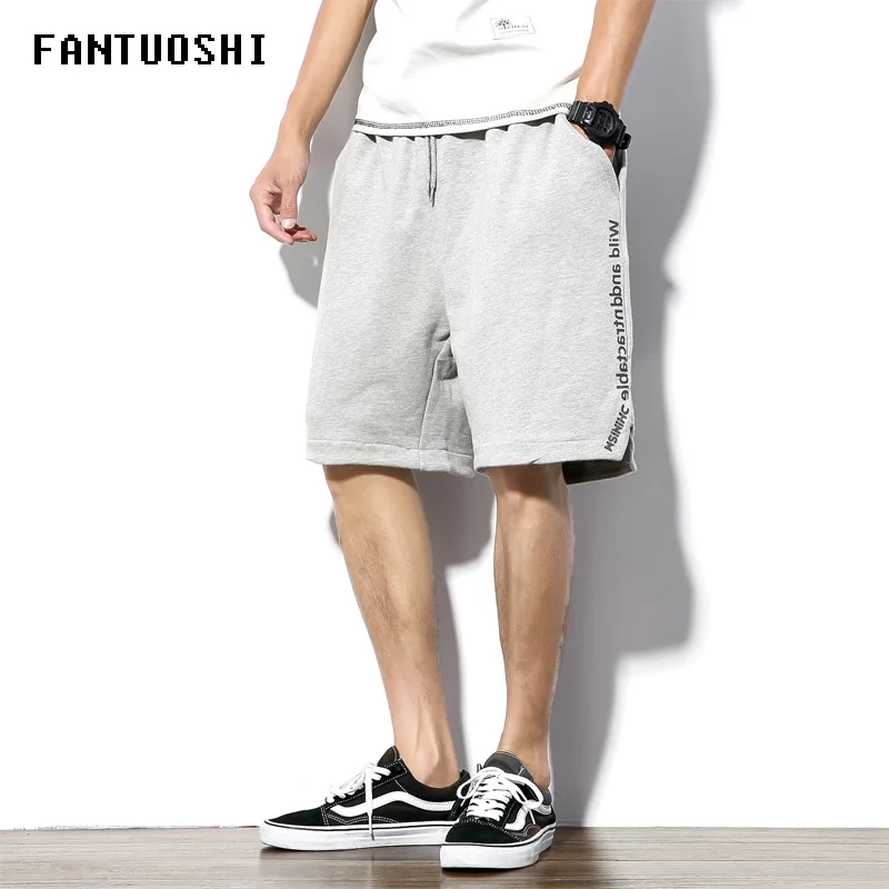 Горячая до колена длина шорты для женщин для мужчин плюс размеры печати s повседневное фитнес мужские шорты костюмы лето Новы