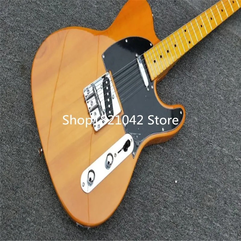 

NEW!High Quality kpole yellow tele guitar standard telecer electric Guitar stock Chinese New Year will be normal delivery.
