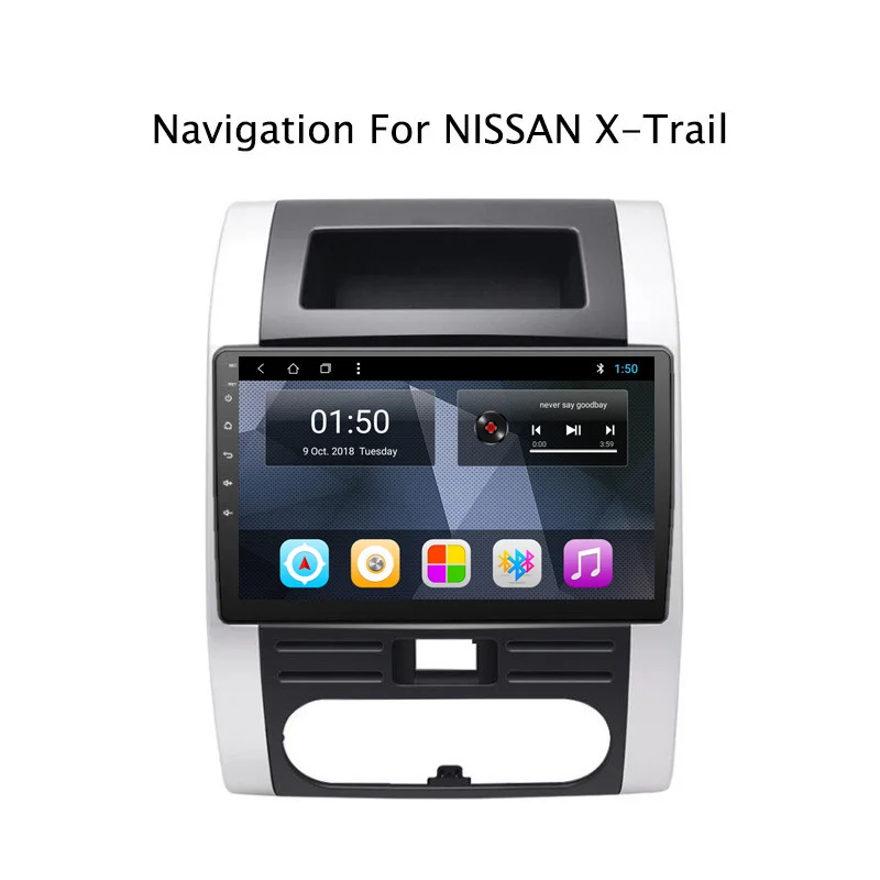 Clearance NAVITOPIA 10.1inch 2G RAM 32G ROM Android 8.1 Car DVD GPS Navigation for Nissan X-Trail MX6 2008-2012 0