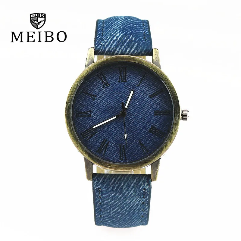 MEIBO Relojes, кварцевые мужские часы, повседневные деревянные цветные часы с кожаным ремешком, деревянные мужские наручные часы, мужские часы, wo мужские часы - Цвет: blue