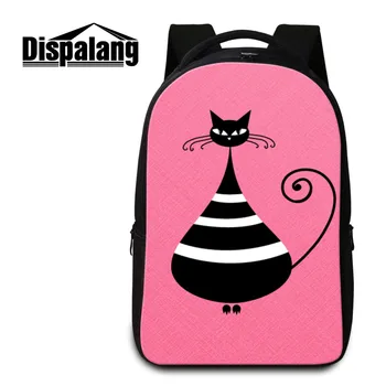 

Dispalang Laptop Backpacks for girl School Bags Abstract Cat Travel Bag Women Large Capacity Noteobok Bags For Women Mochila