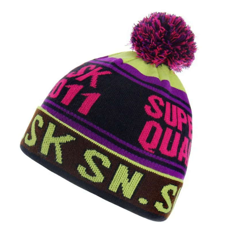 SN. SU. SK, осенне-зимние мужские шапки для катания на коньках, утолщенная Лыжная Шапка, мужская вязаная теплая шапка, хип-хоп шапка, бини для мужчин и женщин