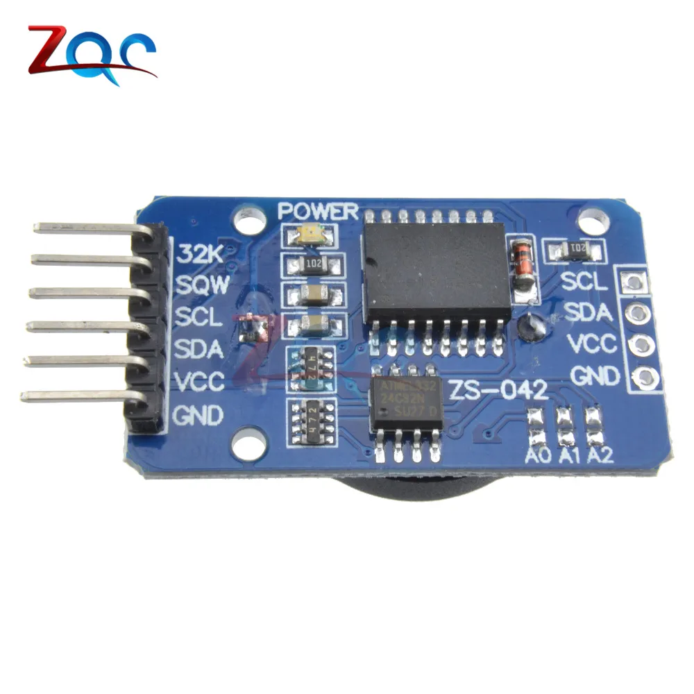 DS3231 RTC модуль реального времени AT24C32 ZS042 IIC держатель батареи для Arduino|module for