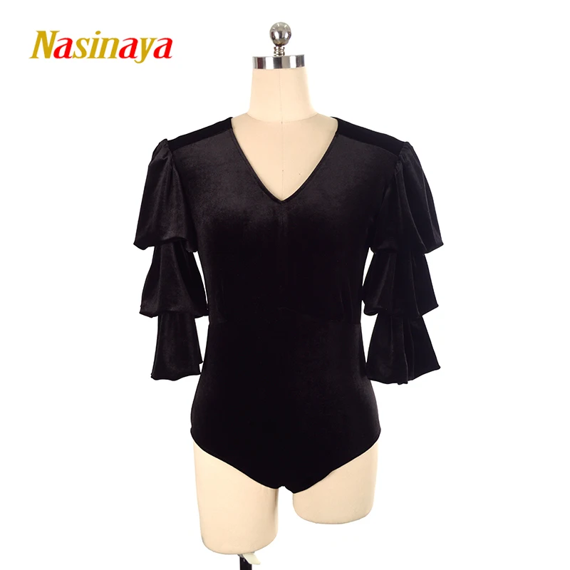

Nasinaya Figure Skating Dress Customized Competition Ice Skating Skirt for Girl Women Kids Patinaje Gymnastics Performance 82