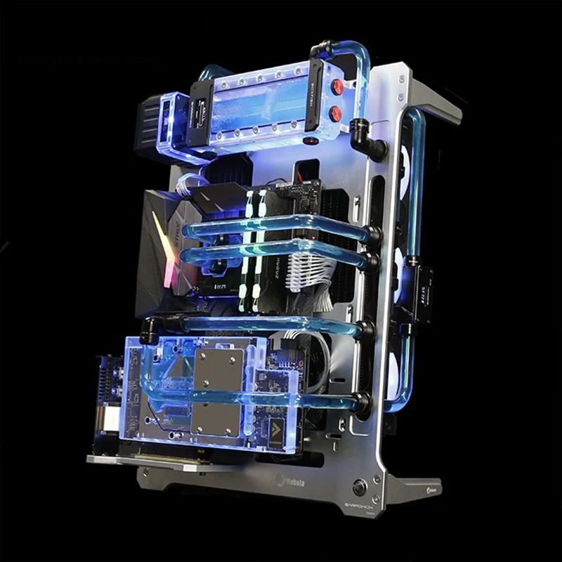 Barrowch Mobula FBACE 01 модульный игровой системный блок алюминиевый вертикальный корпус