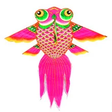 Высококачественный воздушный змей Золотая рыбка childfren love ripstop нейлон с ручкой линия Летающий выше ремесла игрушки на открытом воздухе подарки