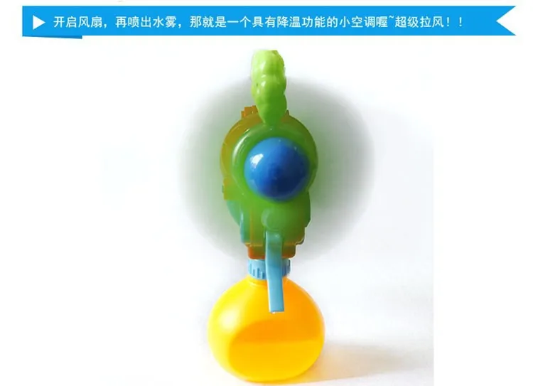 cikoo мини-водяной пистолет игрушка-головоломка пластиковый вентилятор полив распыления ванны игрушка для детей