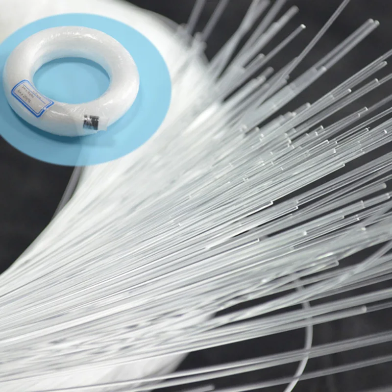 

PMMA optical fiber kit 300pcs*(0.75mm+1mm)*3M /300pcs Crystal