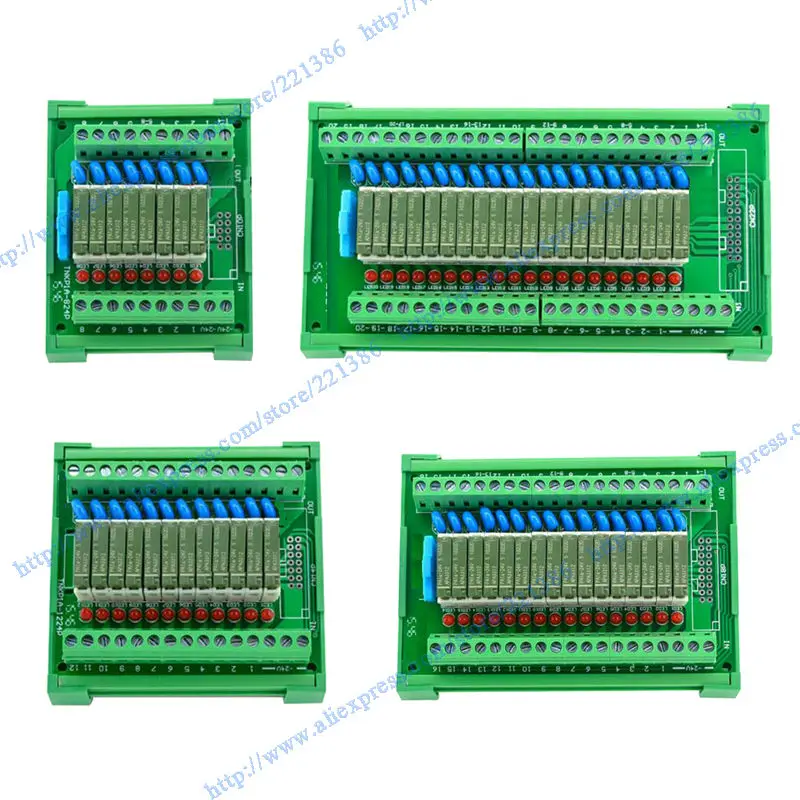 16 каналов Pa1a релейный модуль 24 В 5A плата драйвера модуля выходной усилитель плата ПЛК плата NPN релейный модуль