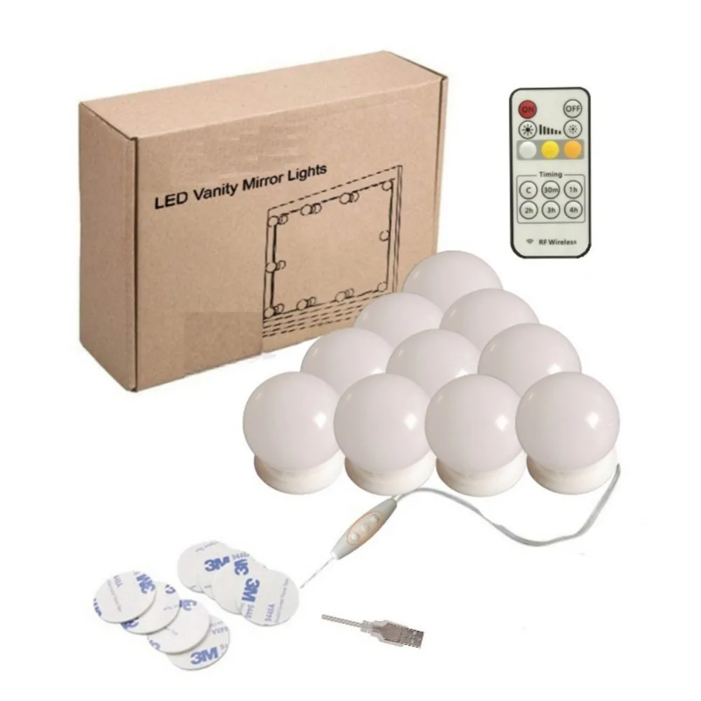 

LED Mirror Lamps Bulb Make up Mirrors Cosmetic Lights Mirror Light Dressing Room Lighting