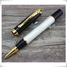 1 шт./лот Золотой зажим шариковая ручка Jinhao 500 черный пополнения чернил Бизнес офис знак ручки школьные письменные принадлежности канцелярские принадлежности