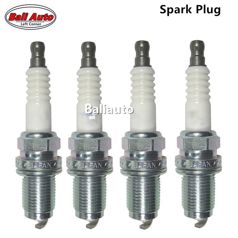 Left Corner 4X Iridium Spark Plug 9807B 56A7W IZFR6K13 For Honda Fit
