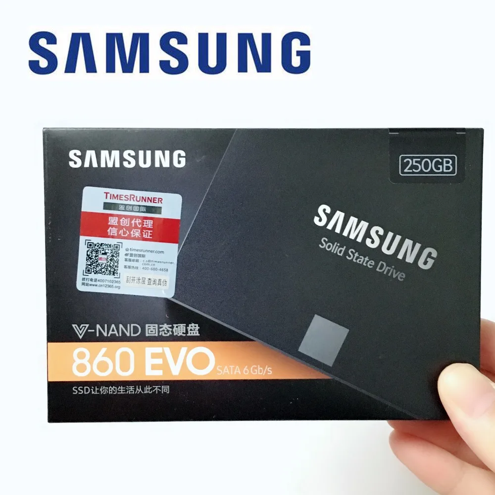 SAMSUNG PC 250 ГБ 500 1 ТБ 860 EVO SSD SATAIII 860EVO 250G 500G 1 ТБ настольных SATA3 2,5 SSD Внутренние твердотельные накопители