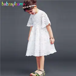 Babzapleume/Летний стиль Одежда для маленьких девочек кружевная юбка-пачка платье принцессы на свадьбу для детей вечерние платья детская одежда