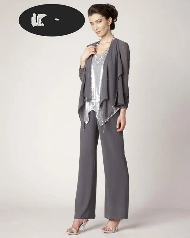 semi formal grey suit