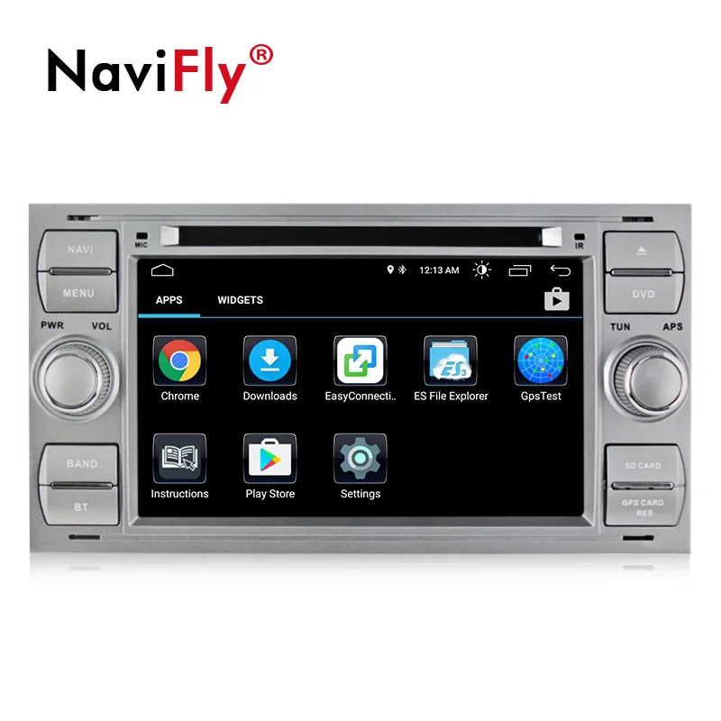 Discount New Arrival android 8.1 Car tape recorder GPS DVD Player For Ford C-Max Connect Fiesta Fusion Galaxy Kuga Mondeo S-Max Focus 2