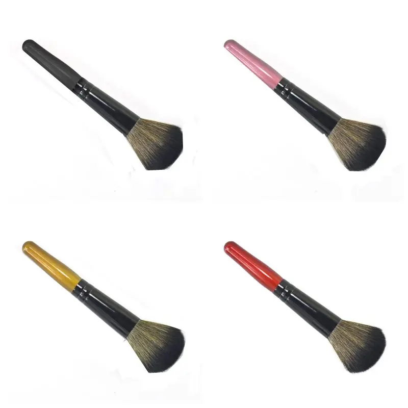 

Cosmetic makeup brush blush wooden makeup brush holder makeup powder professional brush