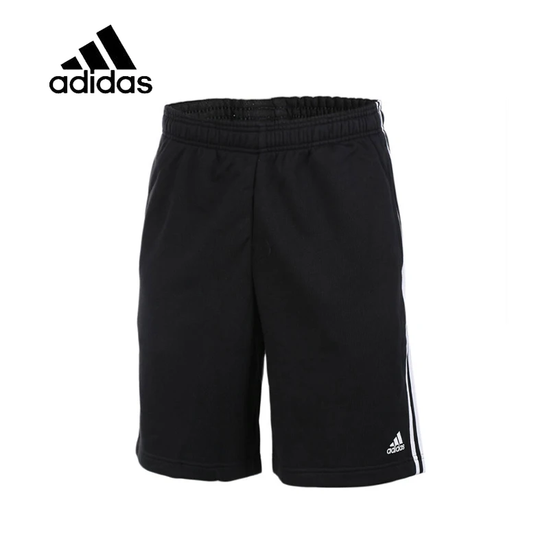 

Original 2018 New Arrival Official Adidas Men's Solid Shorts Sportswear Breathable sport outdoor cool black BK7468