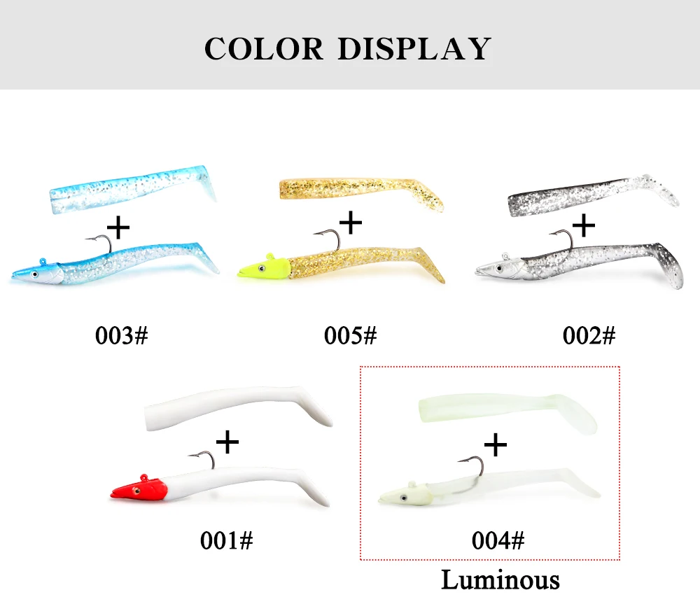 FTK, 5 цветов, 3D глаза, Мягкая приманка, свинцовая, джиг, наживка, приманка для рыбалки, морской бас, ловля карпа, свинцовая ложка, джиг, приманка для рыбалки, снасти
