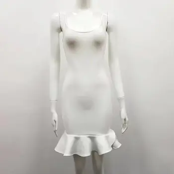 

New Arrival Ladies HL Bandage Dress Sleeveless Sexy Bodycon Mini Dress Fashion Party Club Night Dress