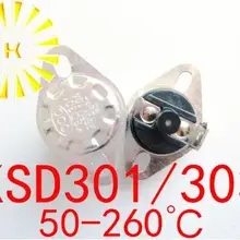 5 шт. x KSD303 45-150 градусов ручной сброс 10А 250 В KSD301 нормально закрытый температурный переключатель Термостат резистор
