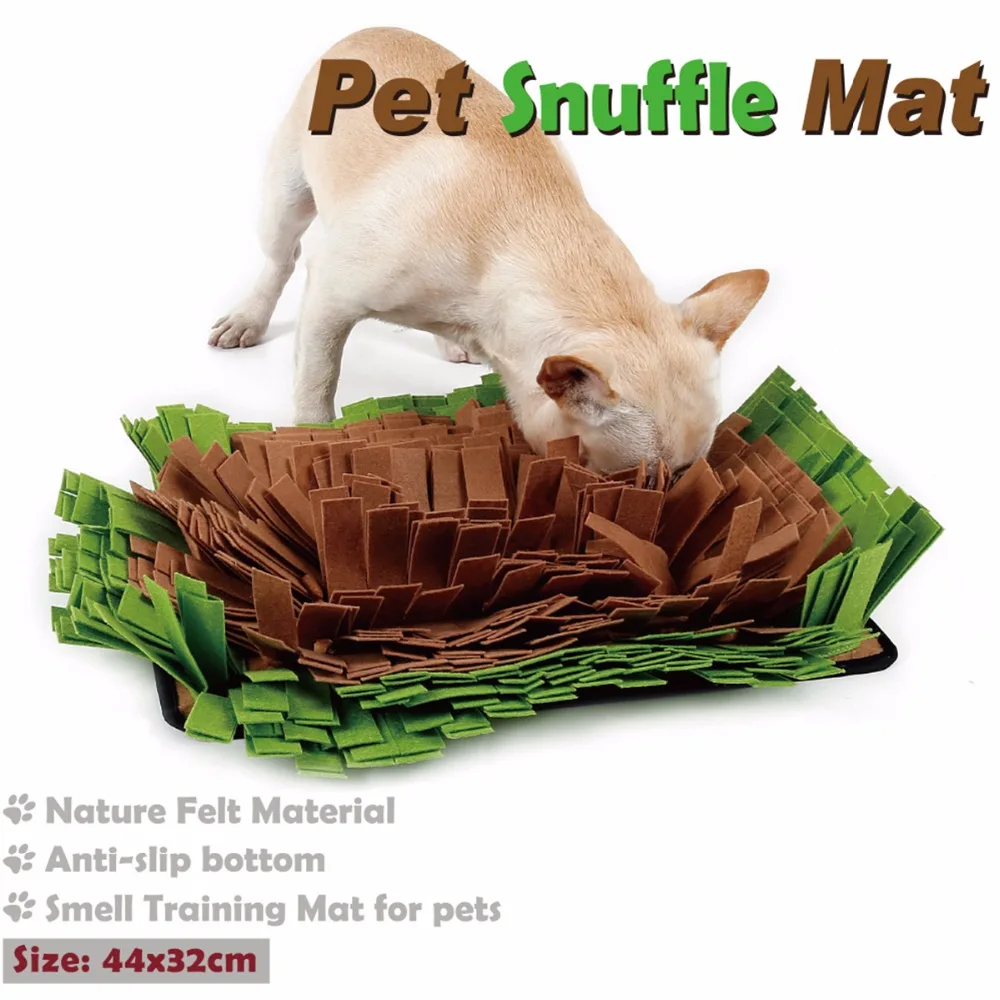 Pet Dog нюхательный коврик Nosework одеяло учебная площадка собачий коврик для корма Yummy снятие стресса игрушка запах нос Работа Инструмент